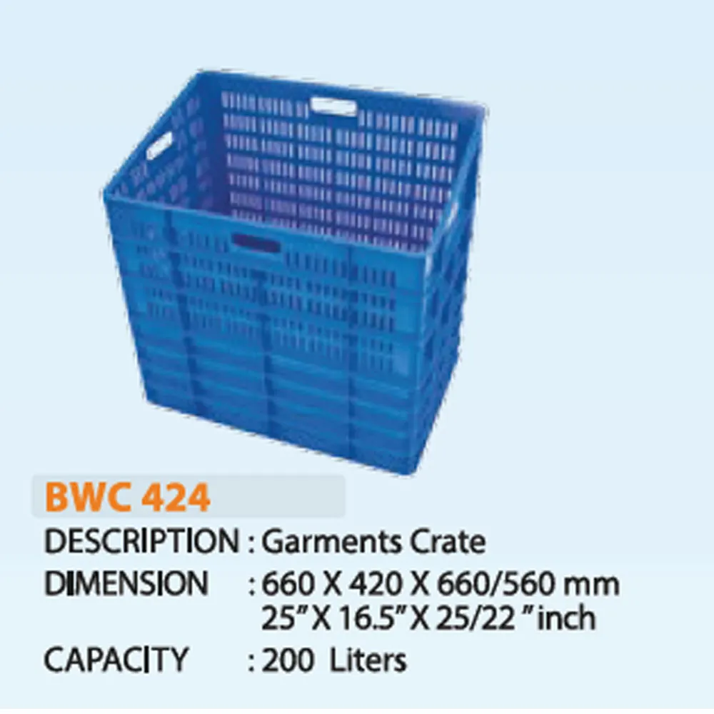 Garments Crate – Heavy Duty Industrial Crate | 25×16.5×25/22 Inch | RTC Dhaka - Image 4