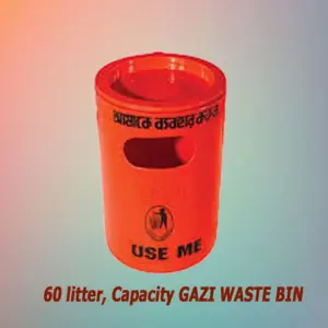 60 litter, Capacity GAZI WASTE BIN