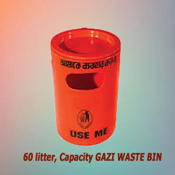 60 litter, Capacity GAZI WASTE BIN