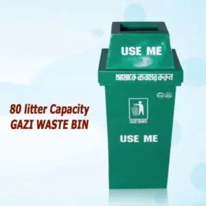 80 litter, Capacity GAZI WASTE BIN