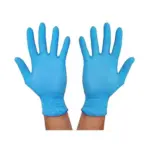 5 Pair Surgical Hand Gloves Blue Color Powder Free Examination Nitrile Gloves
