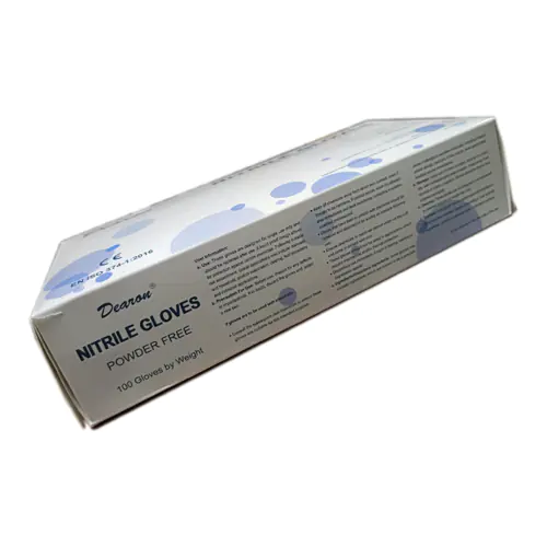 Dearon Nitrile Powder Free Hand Gloves – Large - Image 3