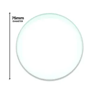 Double Concave Optical Lens 75 mm