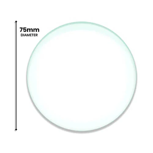 Double Concave Optical Lens 75 mm