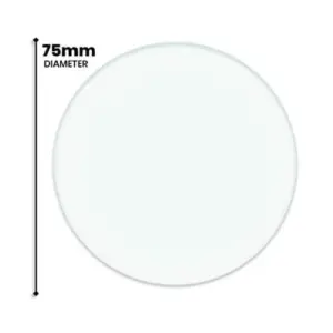 Double Convex Optical Lens 75 mm