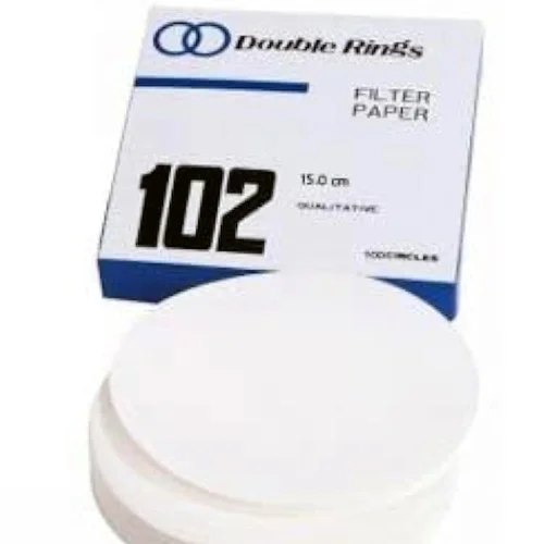 Double Rings 9 cm Filter Paper, 100 Pcs Per Box - Image 2
