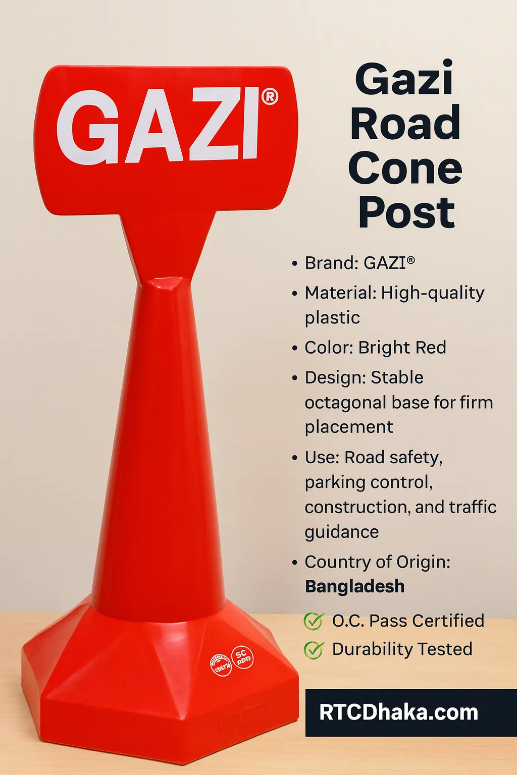 Gazi Road Cone price in bangladesh - Image 5