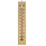 Wooden thermometer
