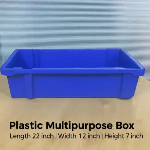 Plastic Multipurpose Box (22" x 12" x 7" )