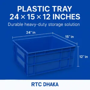 Plastic Tray 23''6 x 15 x 12 inches price in Bangladesh