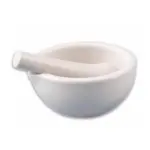 Porcelain Mortar and Pestle, 100 mm