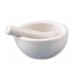 Porcelain Mortar and Pestle, 100 mm