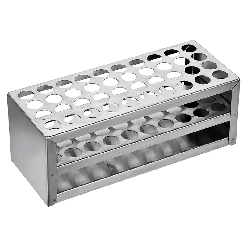 Steel 24 Hole Test Tube Rack, Test Tube Stand - Image 2