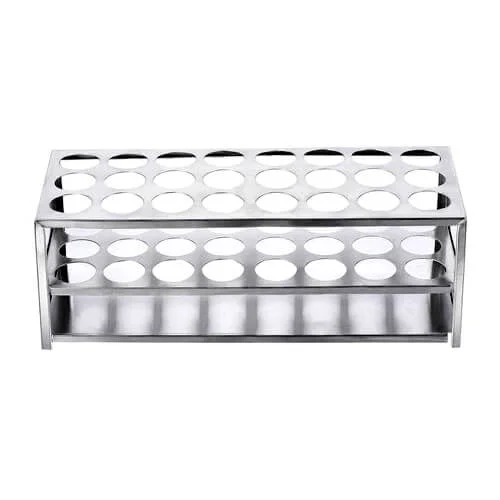 Steel 24 Hole Test Tube Rack, Test Tube Stand