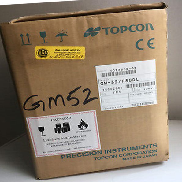 Topcon GM-52 2″ Total Station (Topbasic) reflector less - Image 2