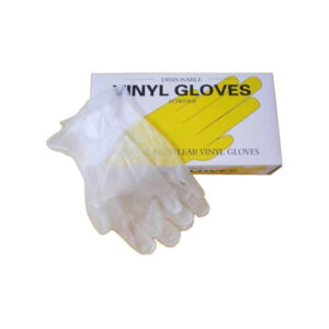 Powder Free Vinyl Hand Gloves 100 Pcs for Medical Use