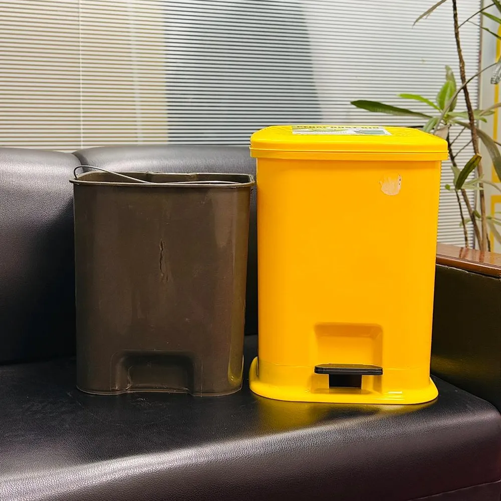 20L Pedal Dust Bin BD – Plastic Foot Operated Waste Bin with Inner Bucket - Image 4