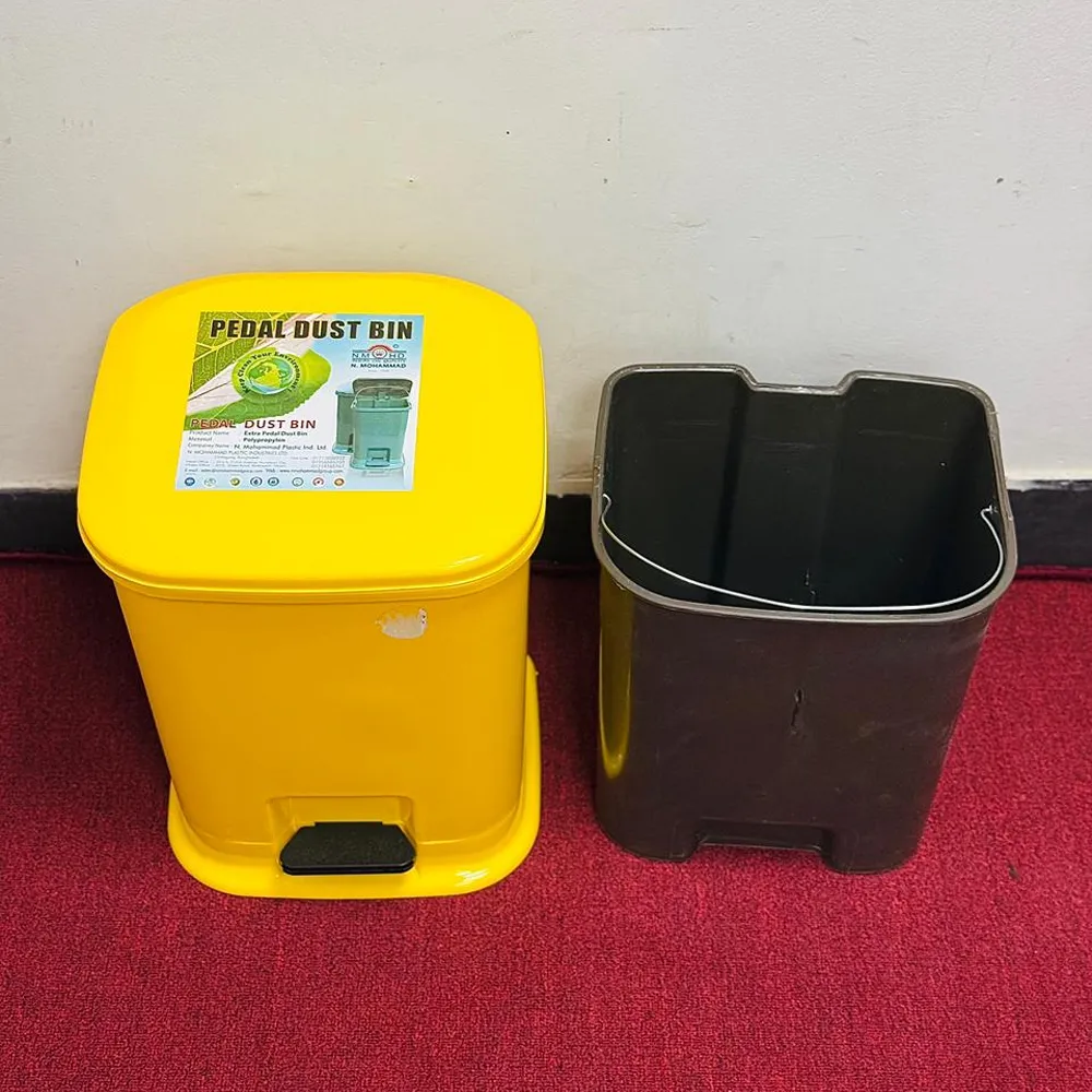 20L Pedal Dust Bin BD – Plastic Foot Operated Waste Bin with Inner Bucket - Image 5