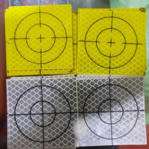 Prism Measurement Reflector Sheet Reflective Tape Target Total Station Tunnel Survey 40X40mm