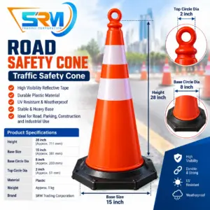 28 Inch Traffic Safety Cone | Road Safety Cone