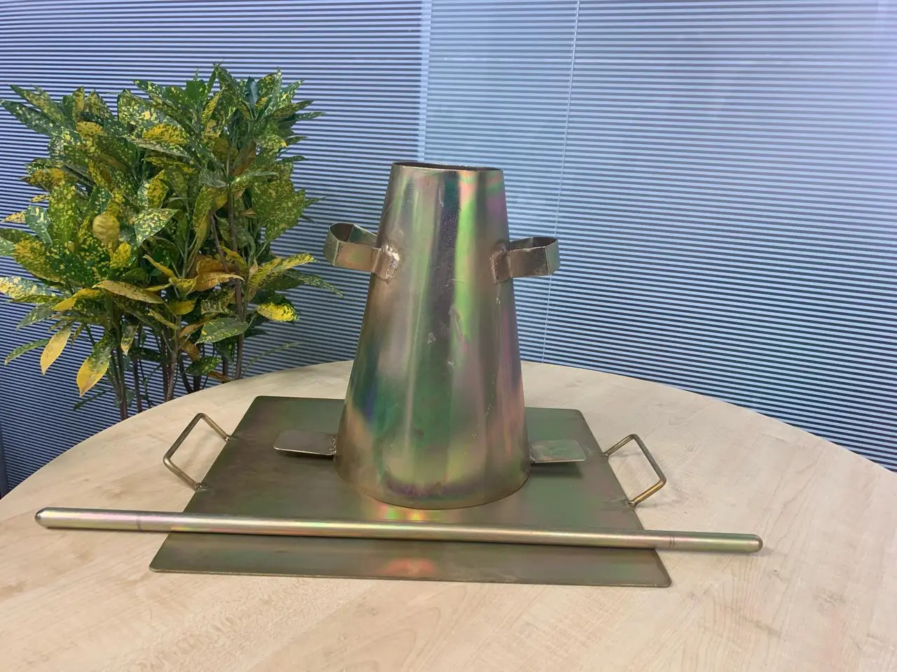 Slump Cone Set (Cone+Base Plate+Rod)