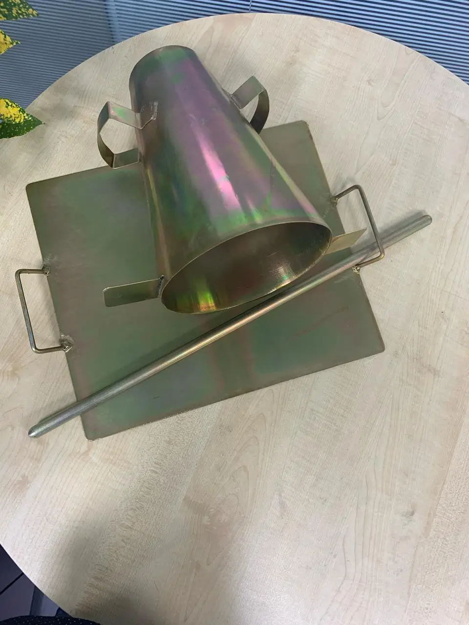 Slump Cone Set (Cone+Base Plate+Rod)